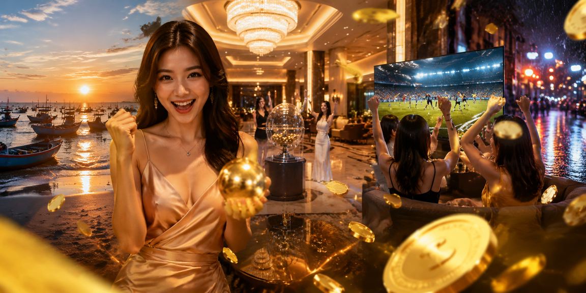 Khung cảnh bãi biển Mũi Né nhìn từ xa vào buổi sáng, gợi cảm giác thư giãn và giải trí